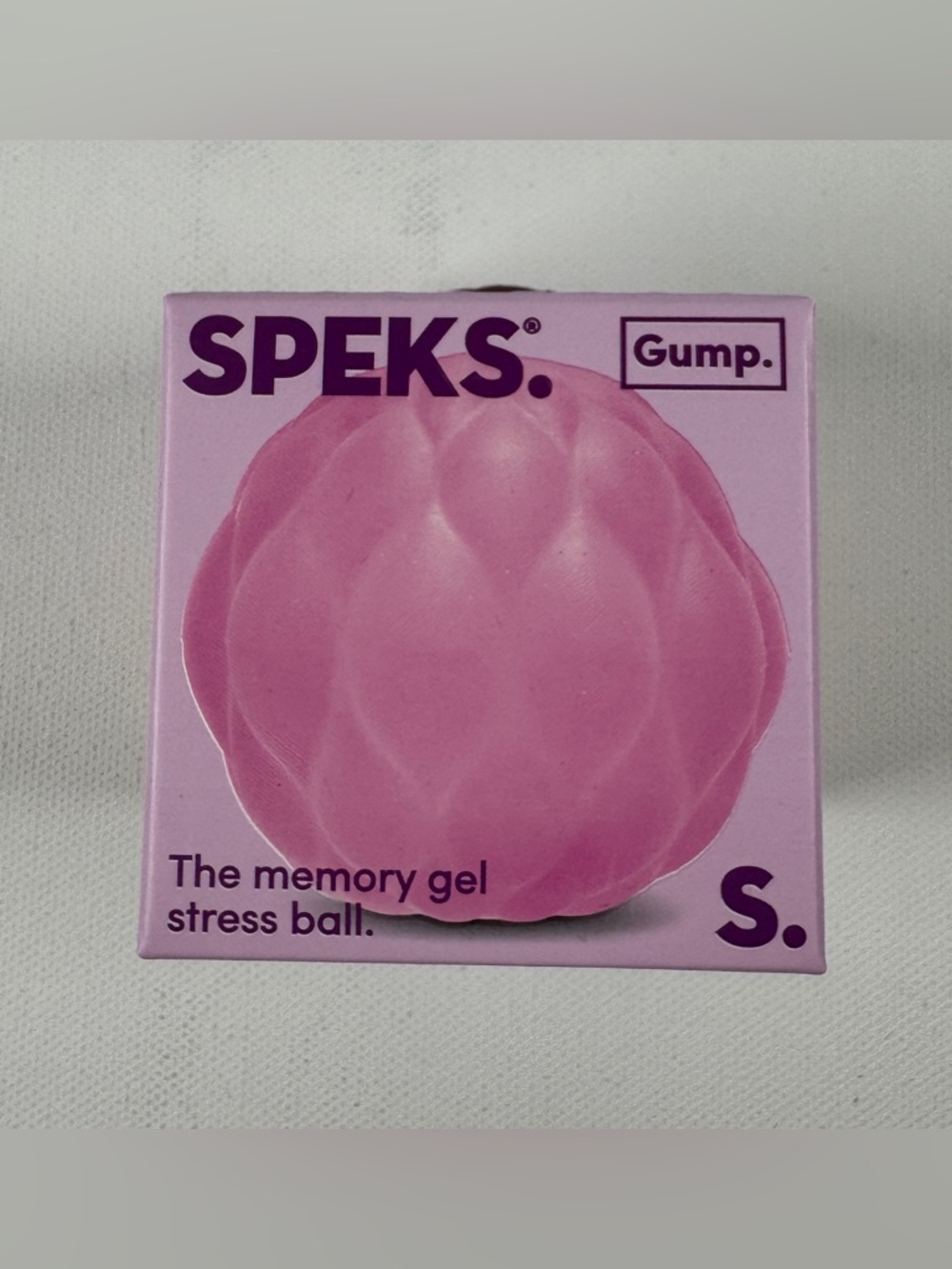 Authentic New SPEKS Gump Surface Moon Jelly Quilt PINK Soft Memory Gel Squishy